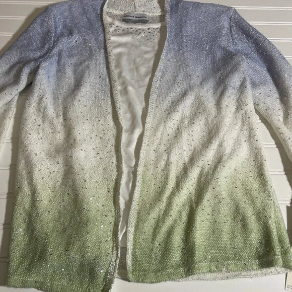 NWT Alfred Dunner Women's Sequin Sweater Size PXL - Picture 2 of 11